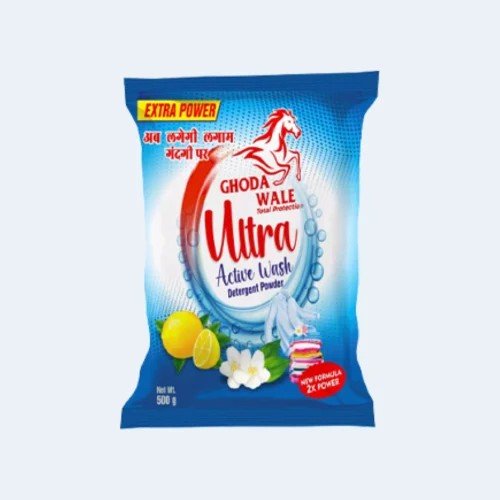 Ultra Active Wash Detergent Powder - 500 Gm